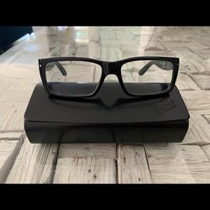 Men’s Persol eyeglasses in all black